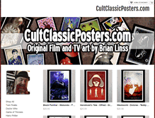 Tablet Screenshot of cultclassicposters.com